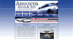 Desktop Screenshot of advancedsoundandtint.com